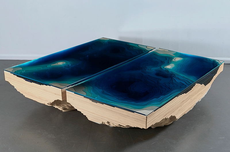 Kraken Abyss lagoon table by Duffy London