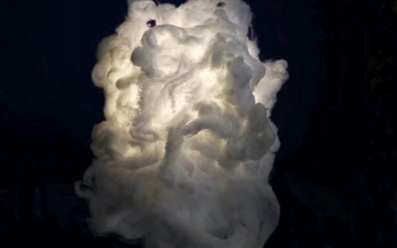 Lampe nuage DIY  Diy clouds, Cloud lamp, Cloud lampshade