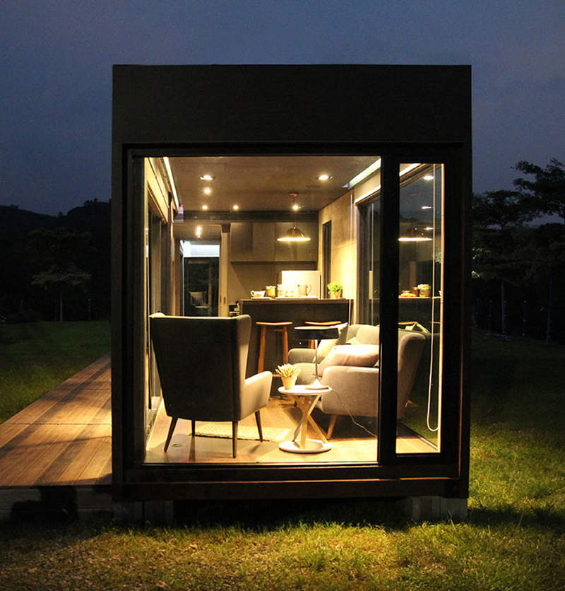 Living iHouse: Taiwan's first smart shipping container house 