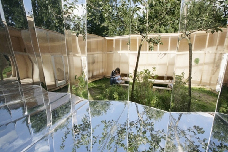 These Mirror Cabins Blend into the Surrounding Landscape to go Invisible