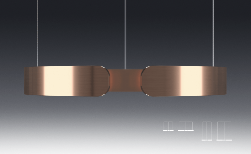 Mito pendant light by Occhio