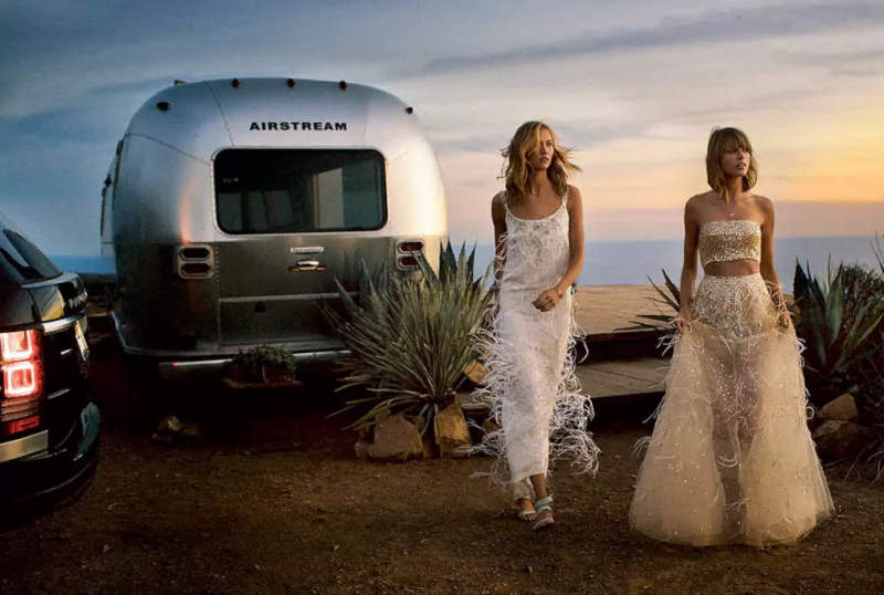 Rent this Airstream trailer from Taylor Swift’s Vogue photo shoot at Airbnb 