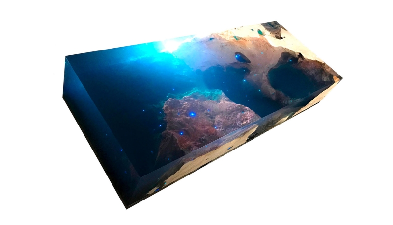 Starry sea lagoon table by LA Tables 