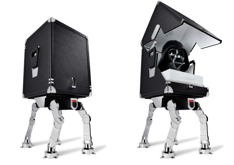 T.T. TRUNKS’ Darth Trunk stands on AT-AT legs 