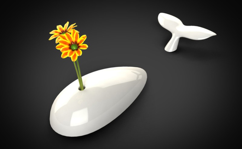 Whale flower vase by Clever Design