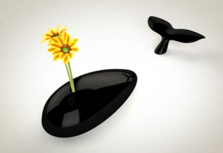 Whale flower vase by Clever Design