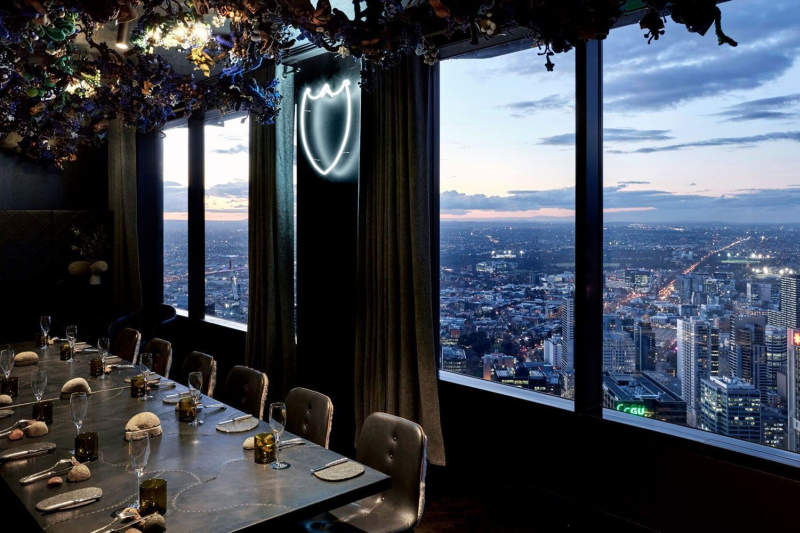 World’s first Dom Pérignon vending machine at Vue de Monde, Melbourne 