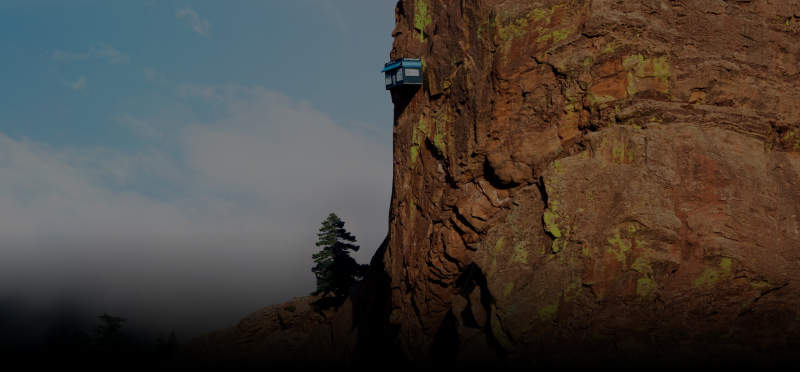 Cliffside shop is the world’s remotest pop-up store mounted on Bastille Wall, Colorado 