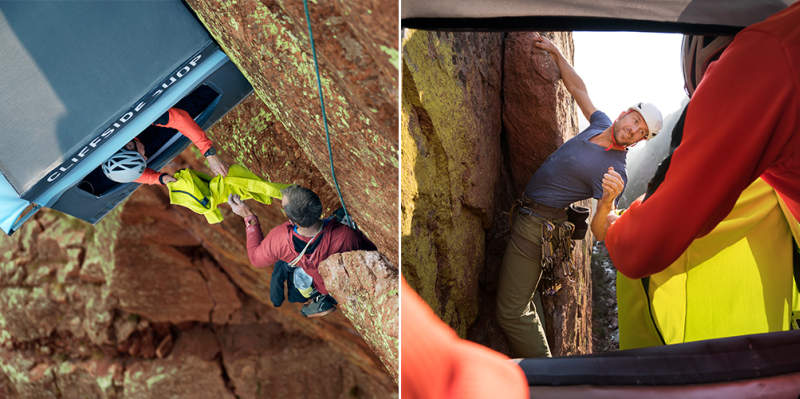 Cliffside shop is the world’s remotest pop-up store mounted on Bastille Wall, Colorado 