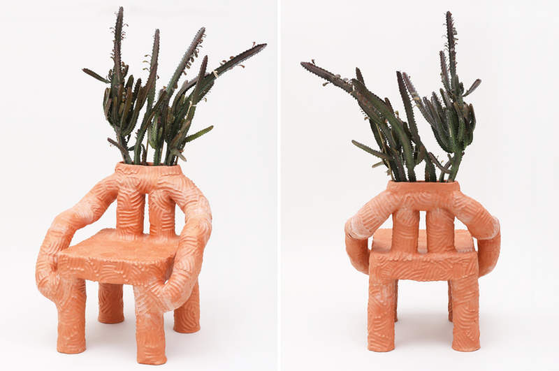 You won’t hate Chris Wolston’s unusual terracotta furniture 