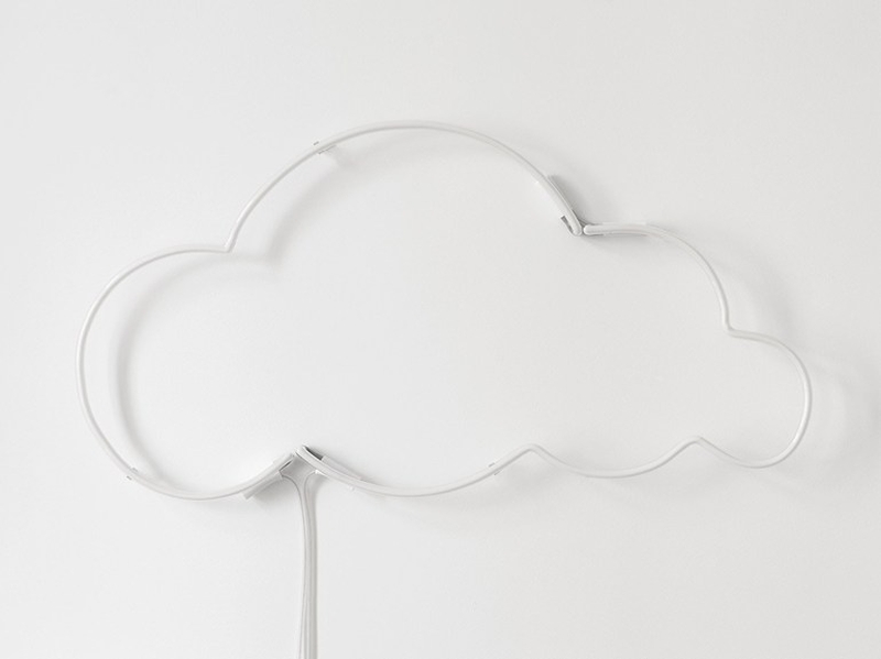 cloud 9 Wall-mounted neon light 