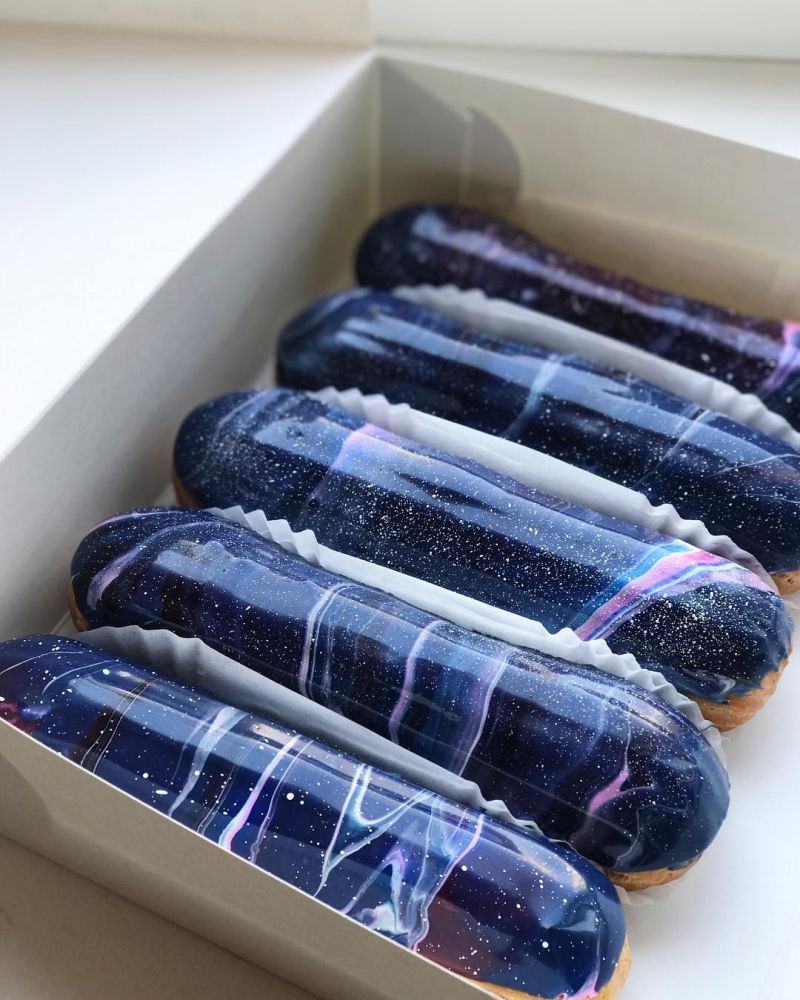 Musse Confectionery's galaxy-inspired Eclairs 