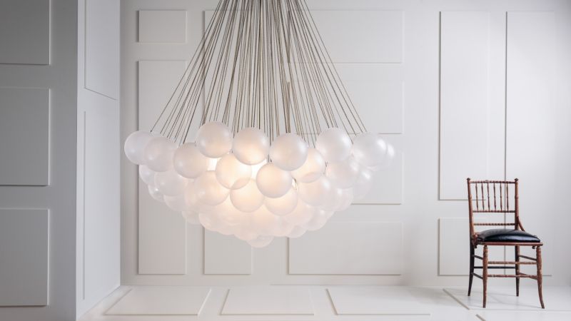 cloud-shaped pendant lamp by Apparatus design Studio