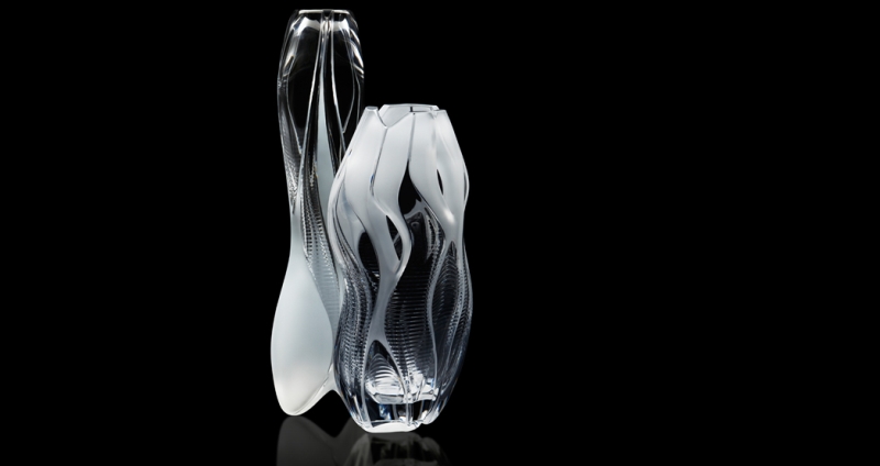 zaha hadid sculptural vases 