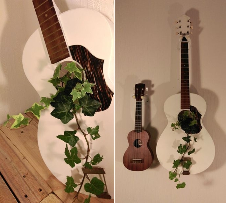 16 Creative Ways to Recycle Old Guitar into Home Décor Items