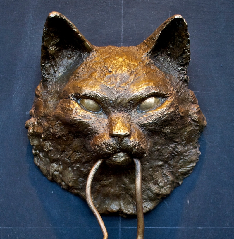 cat door knocker