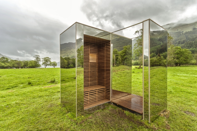 These Mirror Cabins Blend Into The Surrounding Landscape To Go Invisible