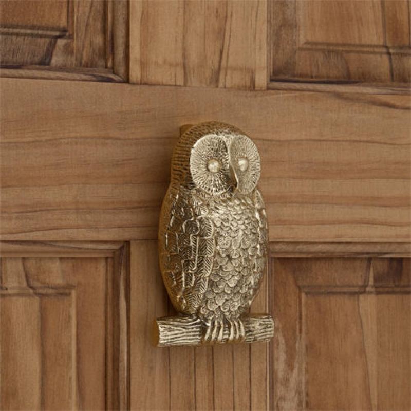 owl door knocker new 