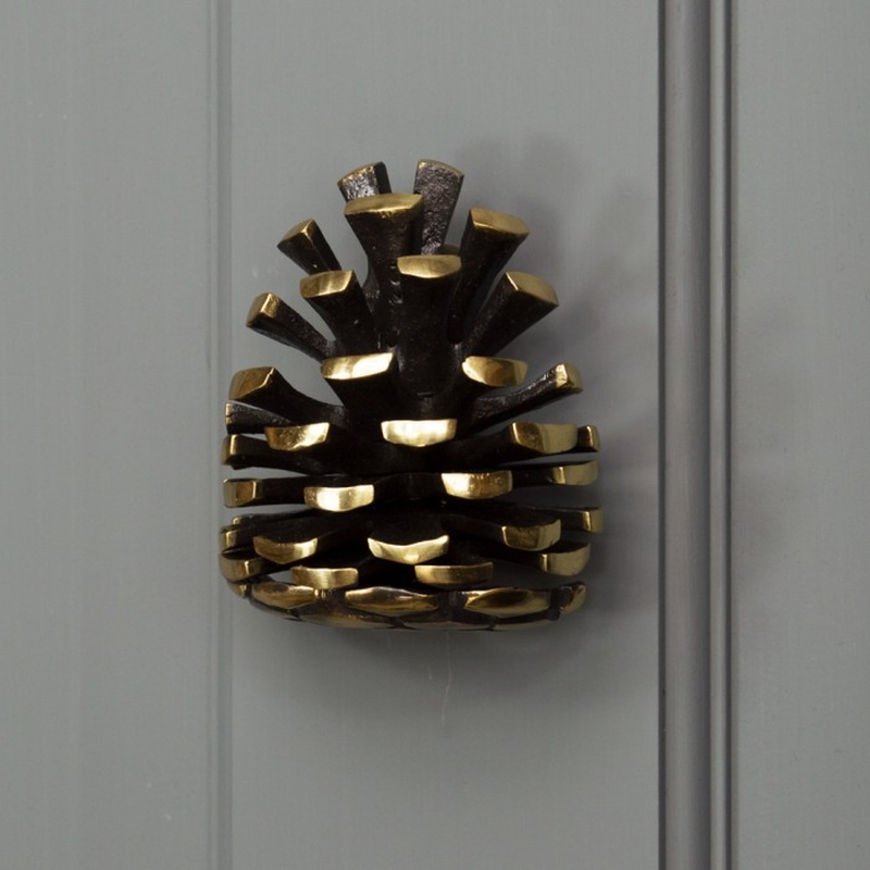 pine cone door knocker