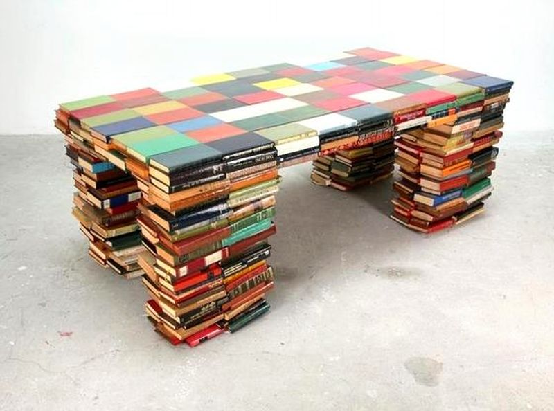 Coffee tables from old books