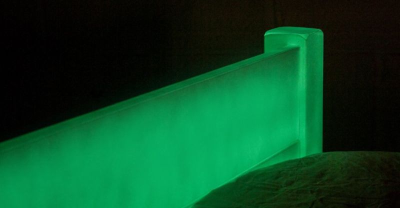 Glow in the dark bed frame