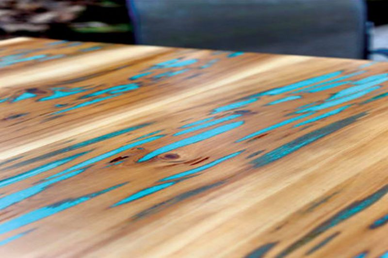 Glow in the dark table by Wood Eyes Wood Works