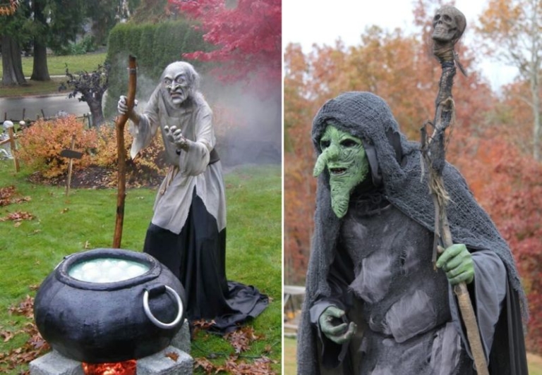 15 Quick Ways to Decorate the Outdoors for Halloween