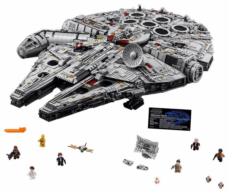 7,541-piece Millennium Falcon