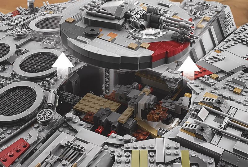 7,541-piece Millennium Falcon