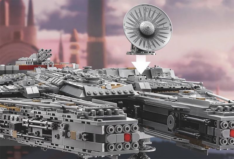 7,541-piece Millennium Falcon