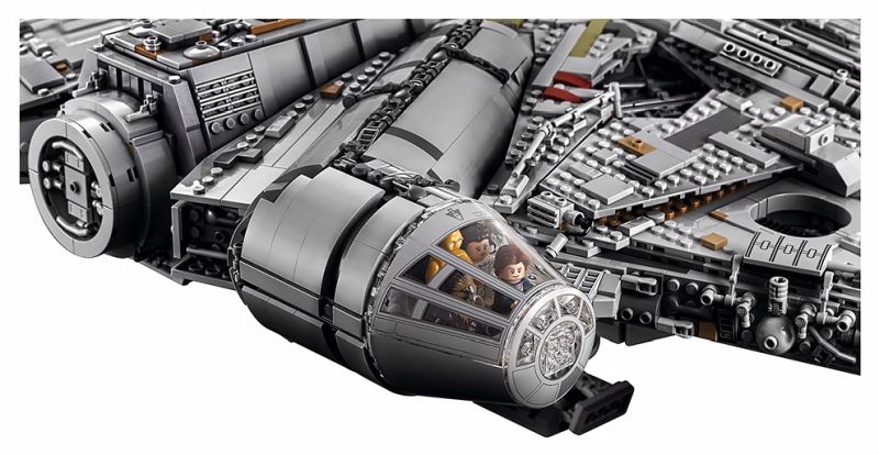 7,541-piece Millennium Falcon