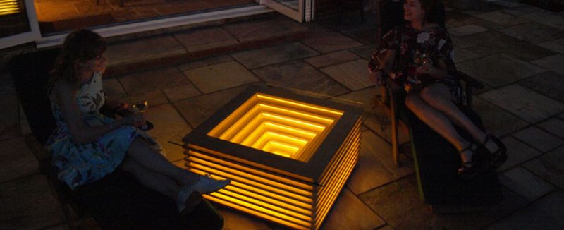 Sqill Illuminating Table by Clay Design