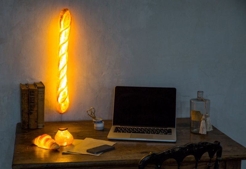 Yukiko Morita bread made LED lamps 