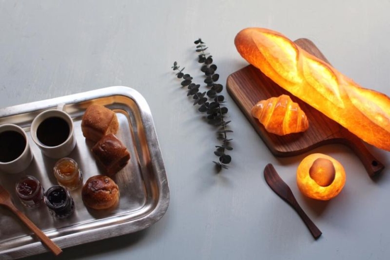 These Lamps by Yukiko Morita are actually made from bread