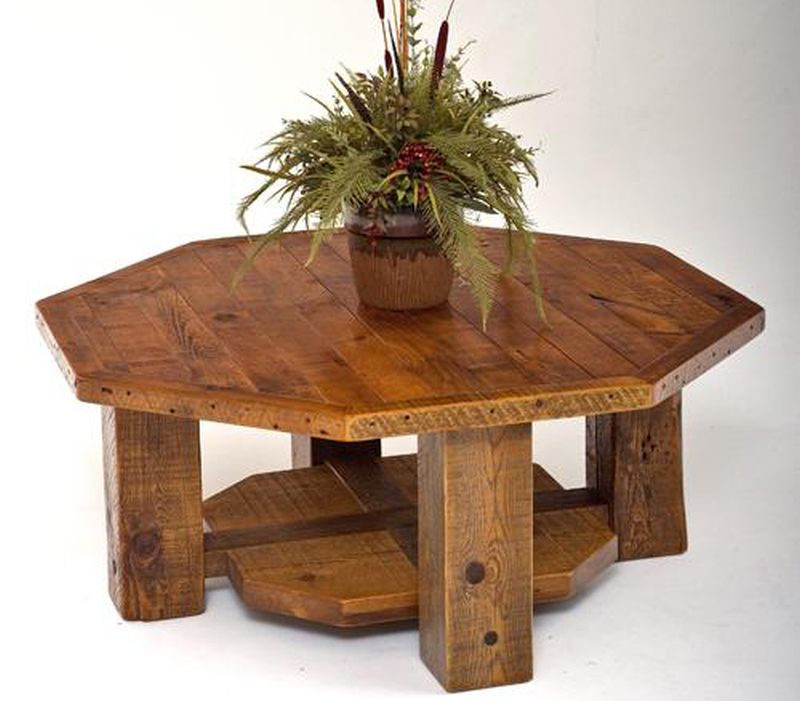 Reclaimed timber coffee table