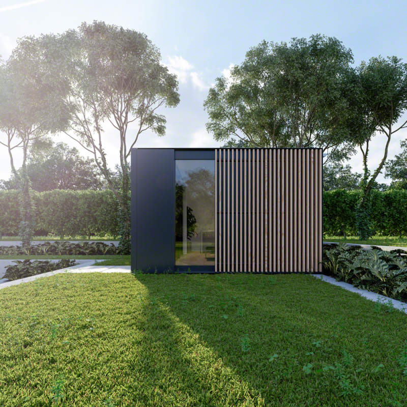 Glide Pod prefab backyard cabin by Pod Space is winner of Red Dot Product Design award 2017