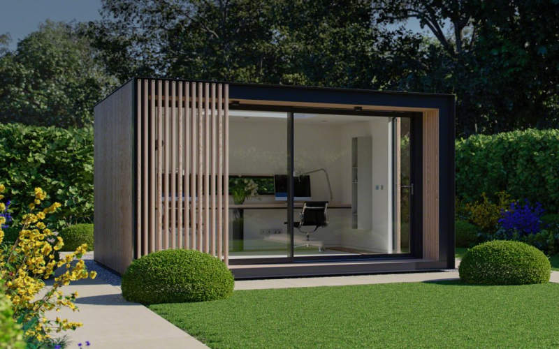 Glide Pod prefab backyard cabin by Pod Space is winner of Red Dot Product Design award 2017