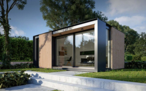 Glide Pod prefab backyard cabin by Pod Space is winner of Red Dot Product Design award 2017