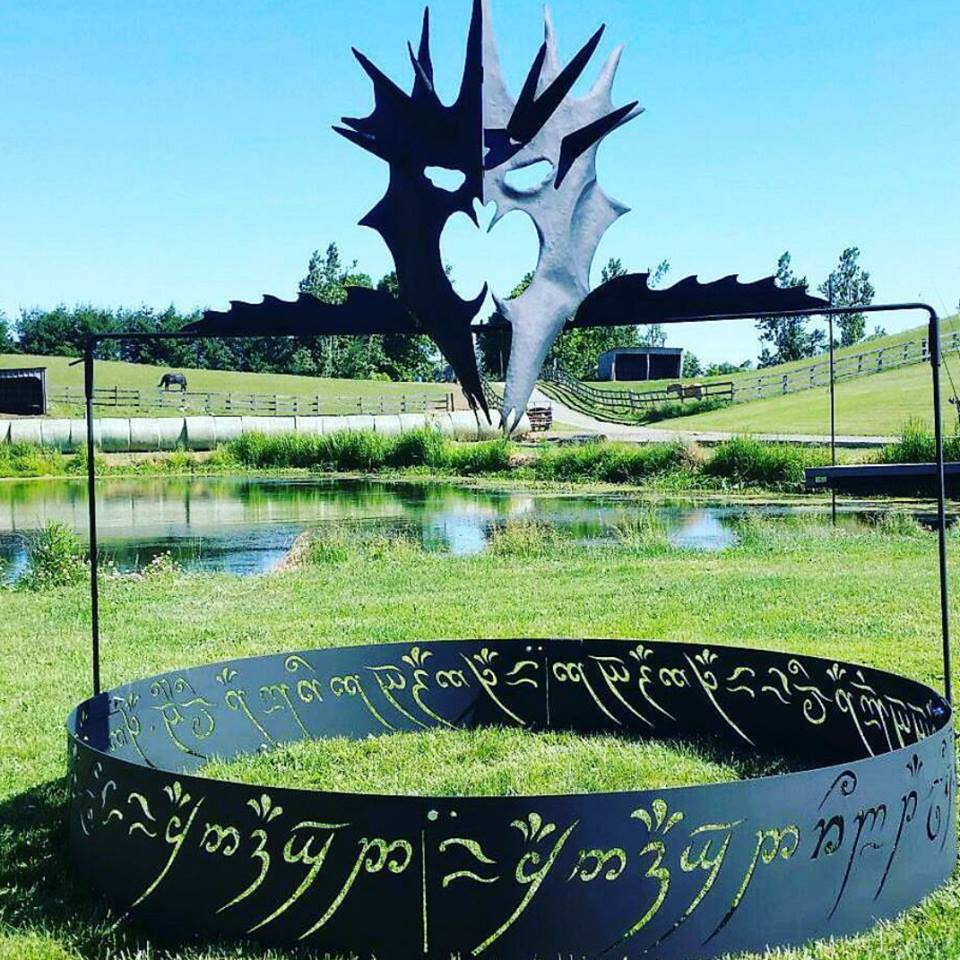 Lord of the rings fire pits by Imagine Metal Art