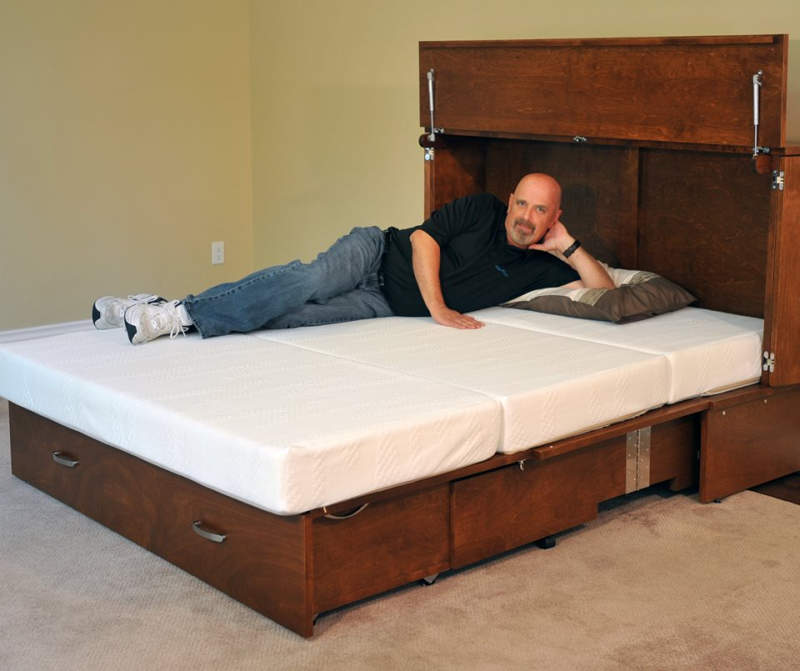 Stanley cabinet bed is a wonderful piece of Transforming furniture 