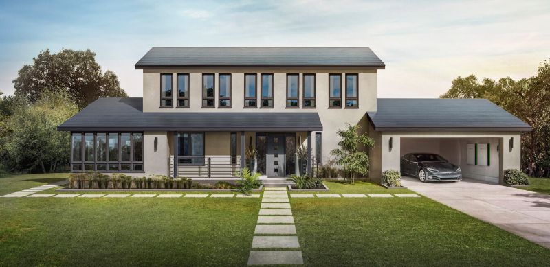 Tesla Solar Roof solar power roof tiles