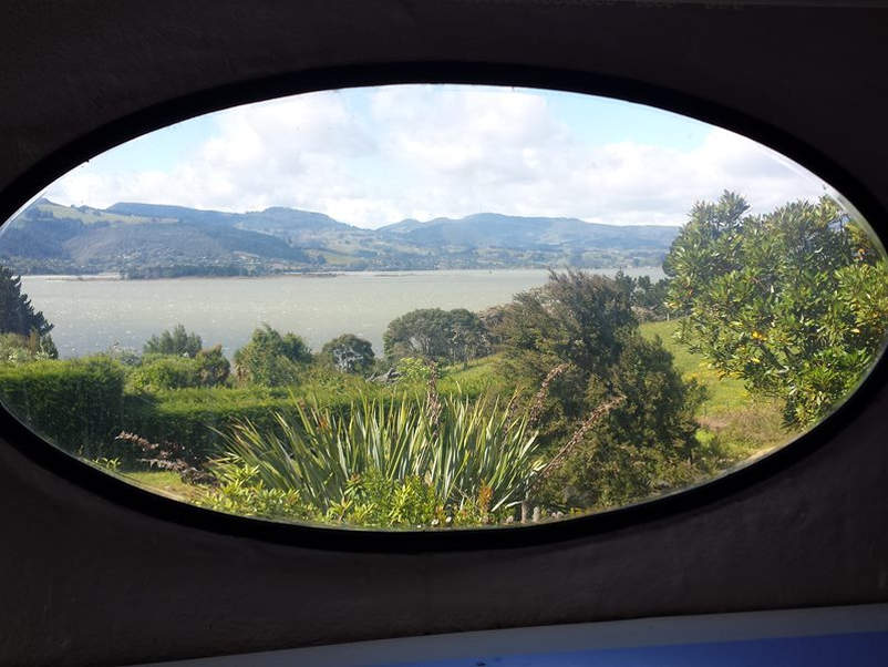 This UFO-shaped Futuro House is up for sale in New Zealand