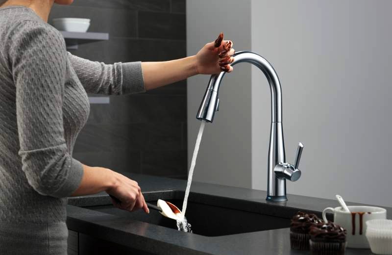 modern touchless faucet