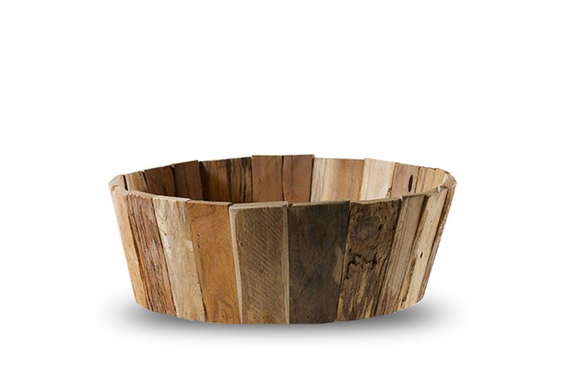 reclaimed wood bowl