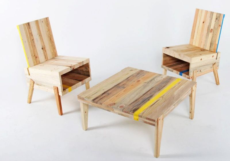 reclaimed wood chair