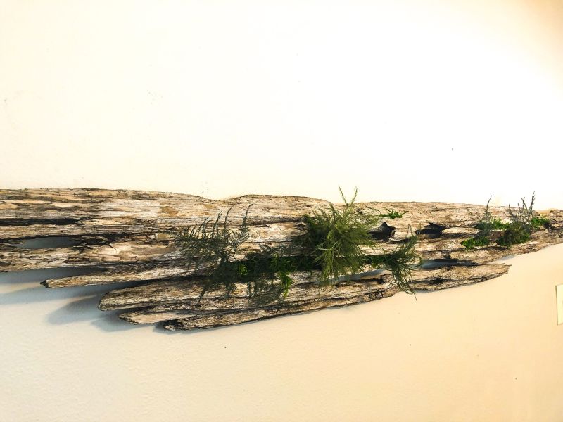 reclaimed wood sculpture