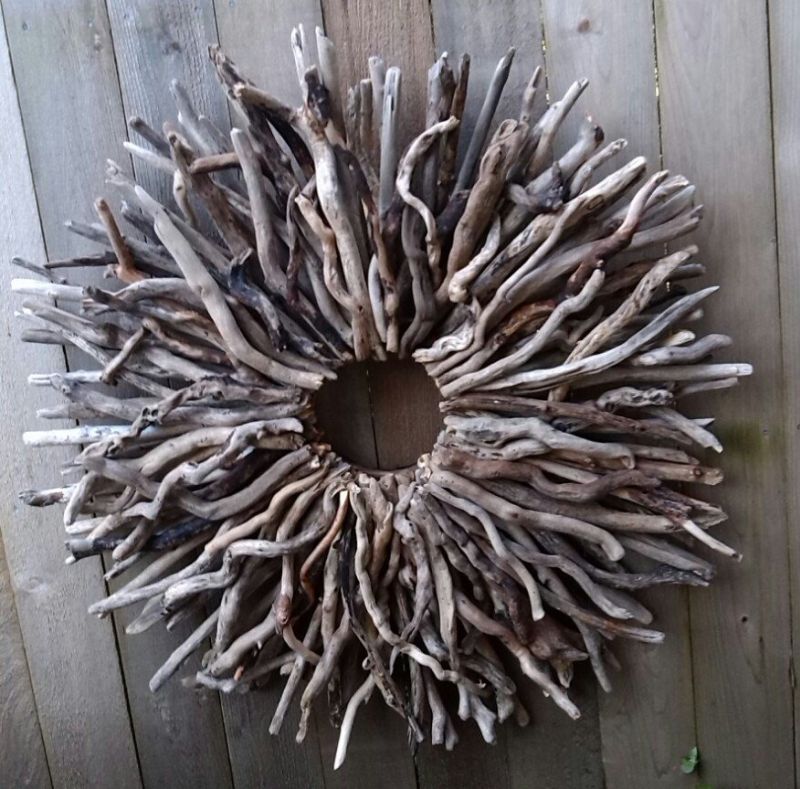 reclaimed wood sculpture