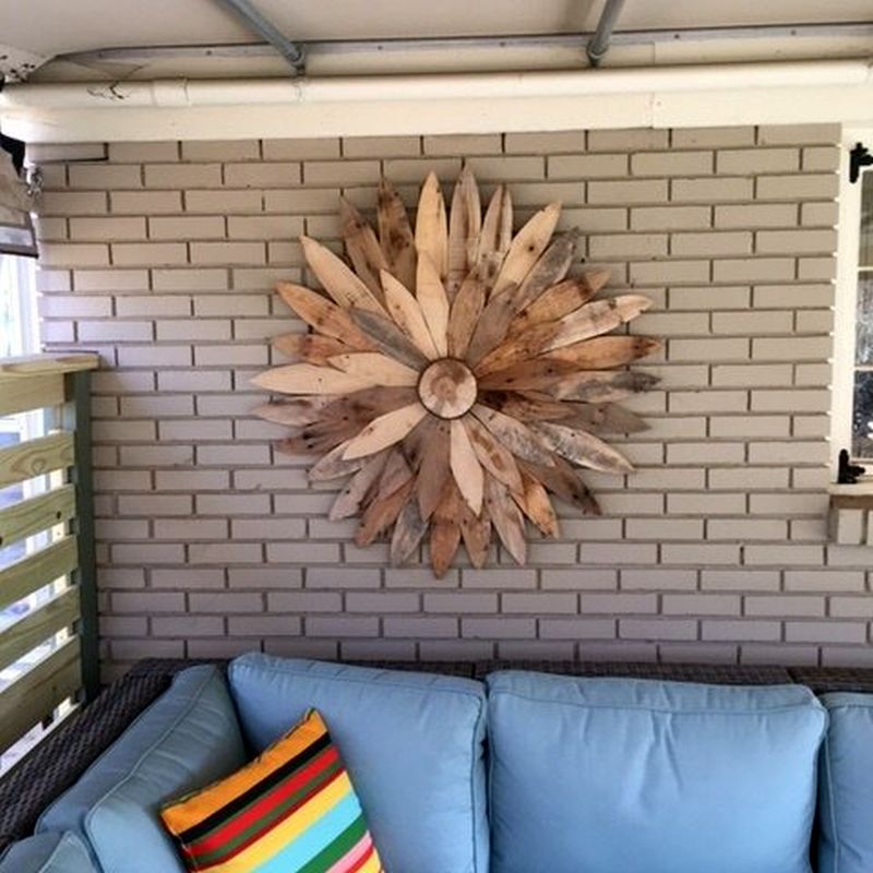 Reclaimed wood wall art