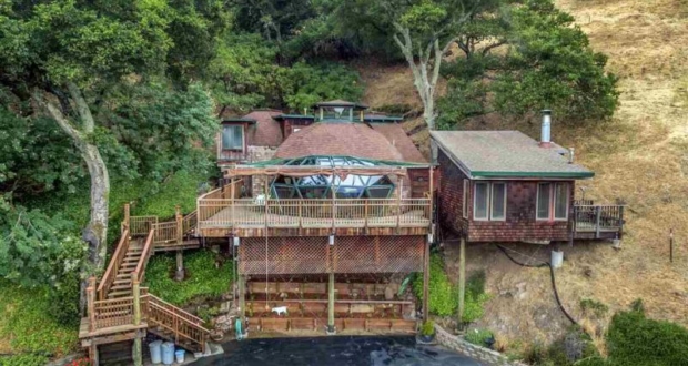 Californian couple builds awe-inspiring geodesic dome home in seven years