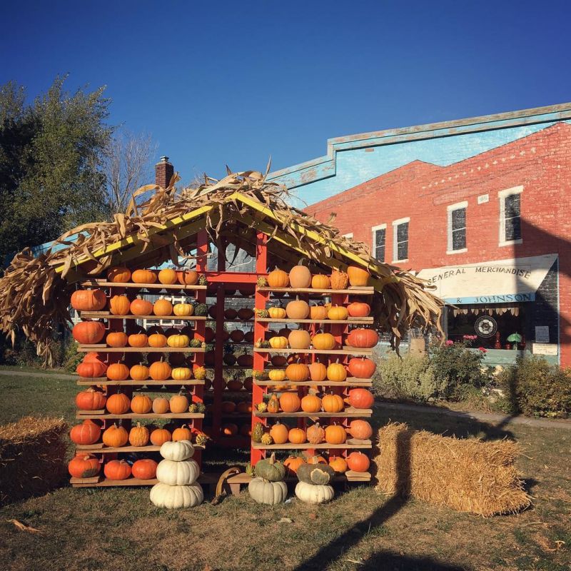 Pumpkin House for Halloween Celebration 